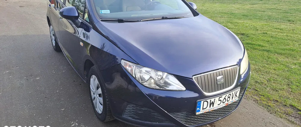 seat dolnośląskie Seat Ibiza cena 16900 przebieg: 160387, rok produkcji 2009 z Wieruszów